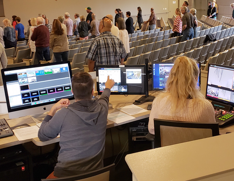 Calvary Chapel produces live multi-camera productions with a BPswitch MX switcher