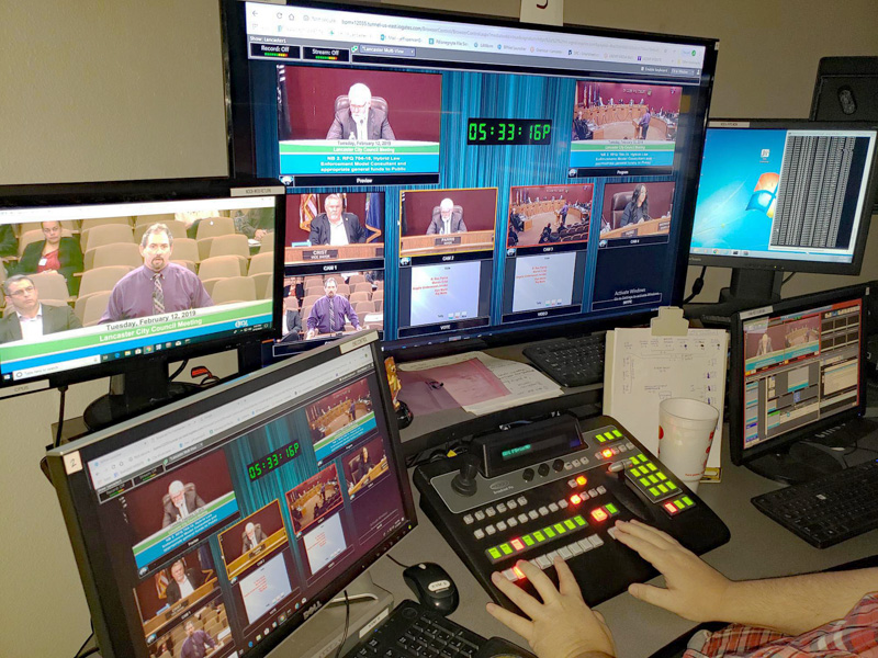 GovTV creates remote IP productions with a BPswitch MX video switcher