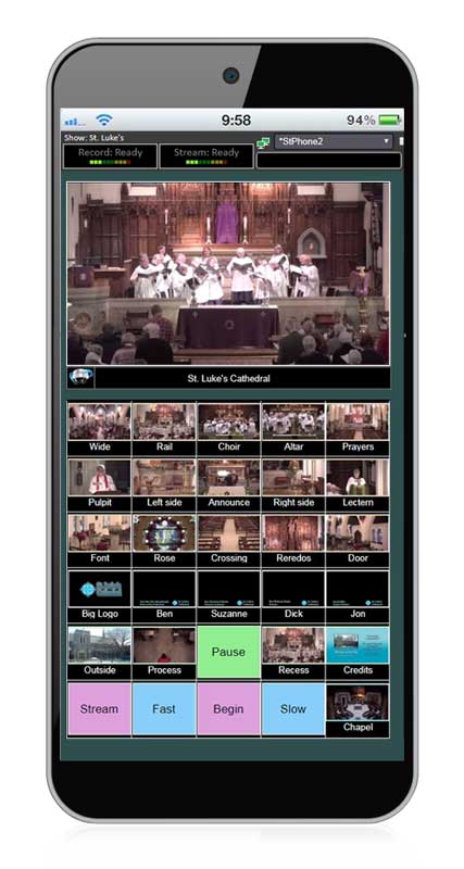 live streaming of worship services