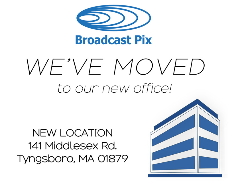 Broadcast Pix Moves to New Office Location