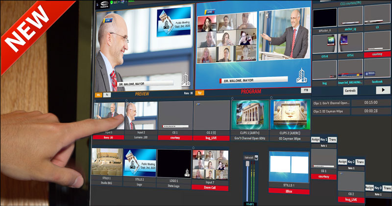 Version 8.0 Live Broadcast and Streaming Software