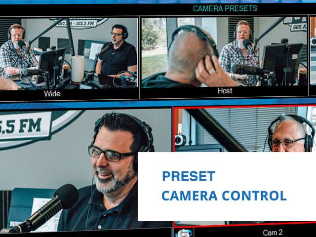 Broadcast Pix Integrated PTZ Camera Control