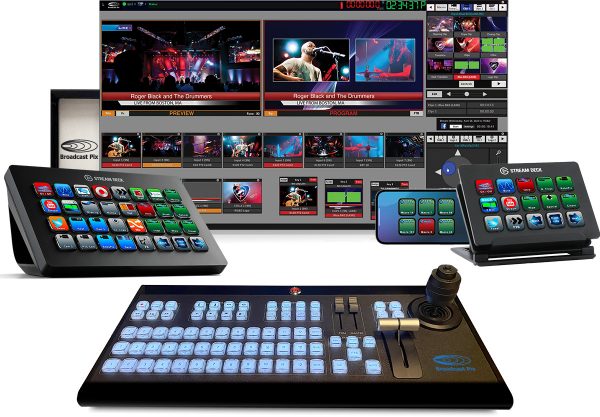 Broadcast PIx new 750 Control Panel with Stream Deck software integration