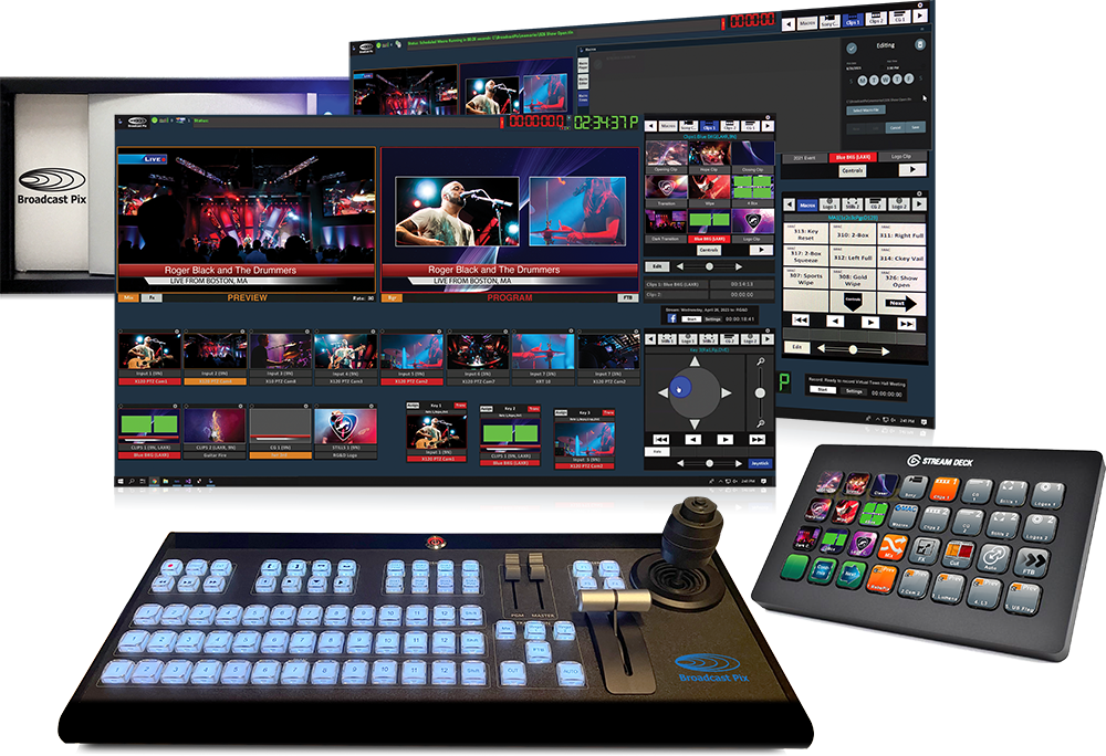 BPswitch Software - Easy to use Live Video Production Tools for Broadcasting and Streaming