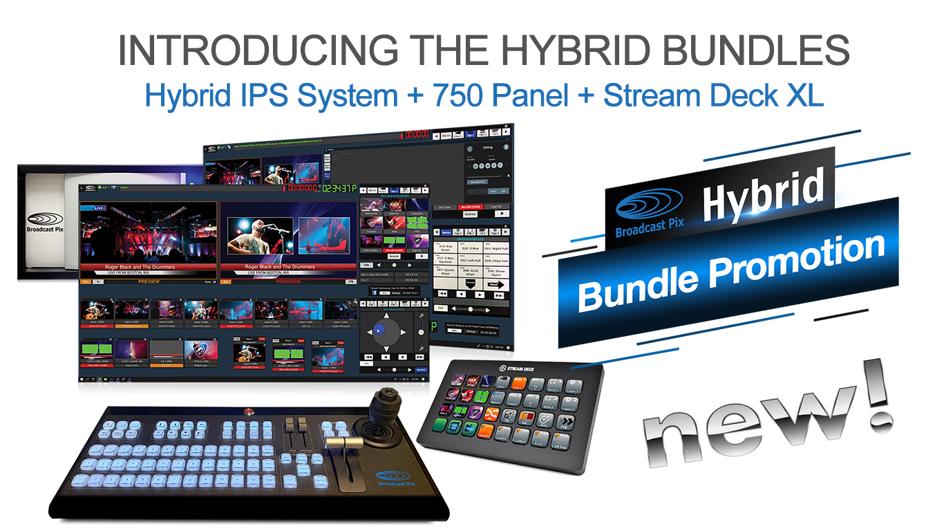 Broadcast Pix Hybrid Integrated Production System Bundles 