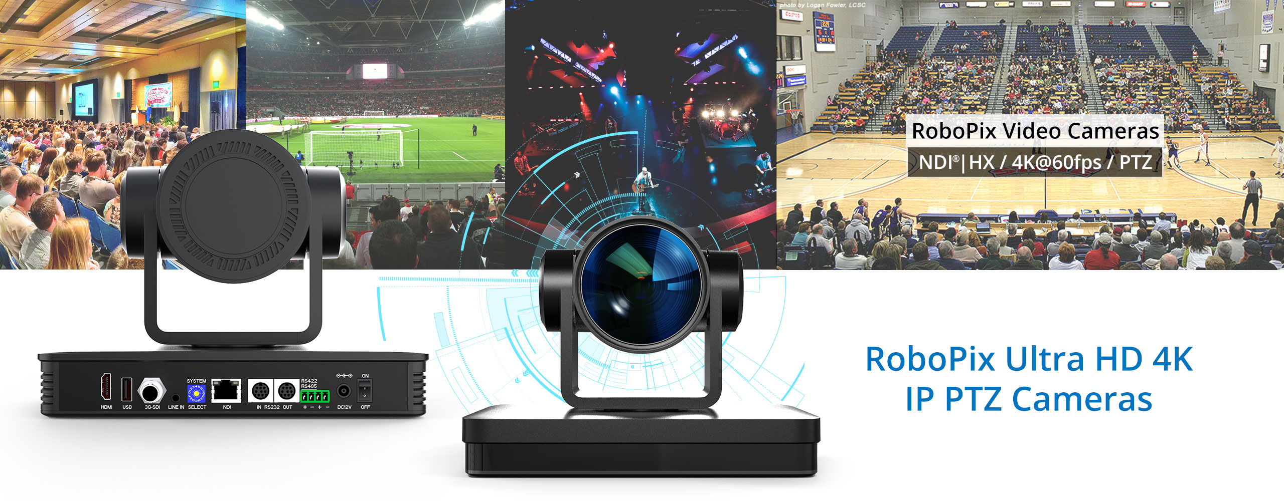 Broadcast Pix RoboPix Ultra HD 4K IP PTZ Cameras