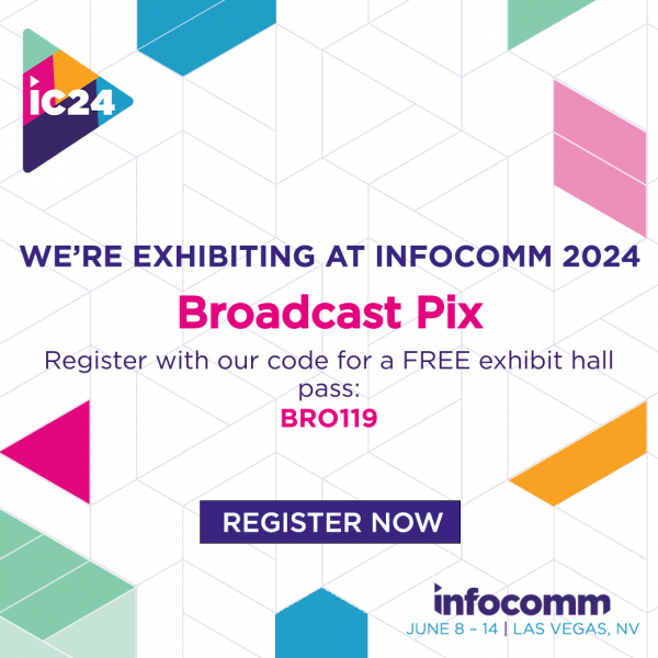 We're exhibiting at InfoComm 2024. Come visit us at our booth!
