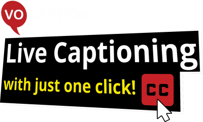 VoCaption Live Captioning