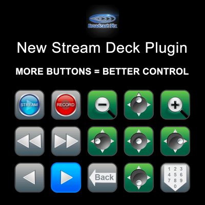 Elgato Stream Deck Plugin for Broadcast Pix Video Production Switchers