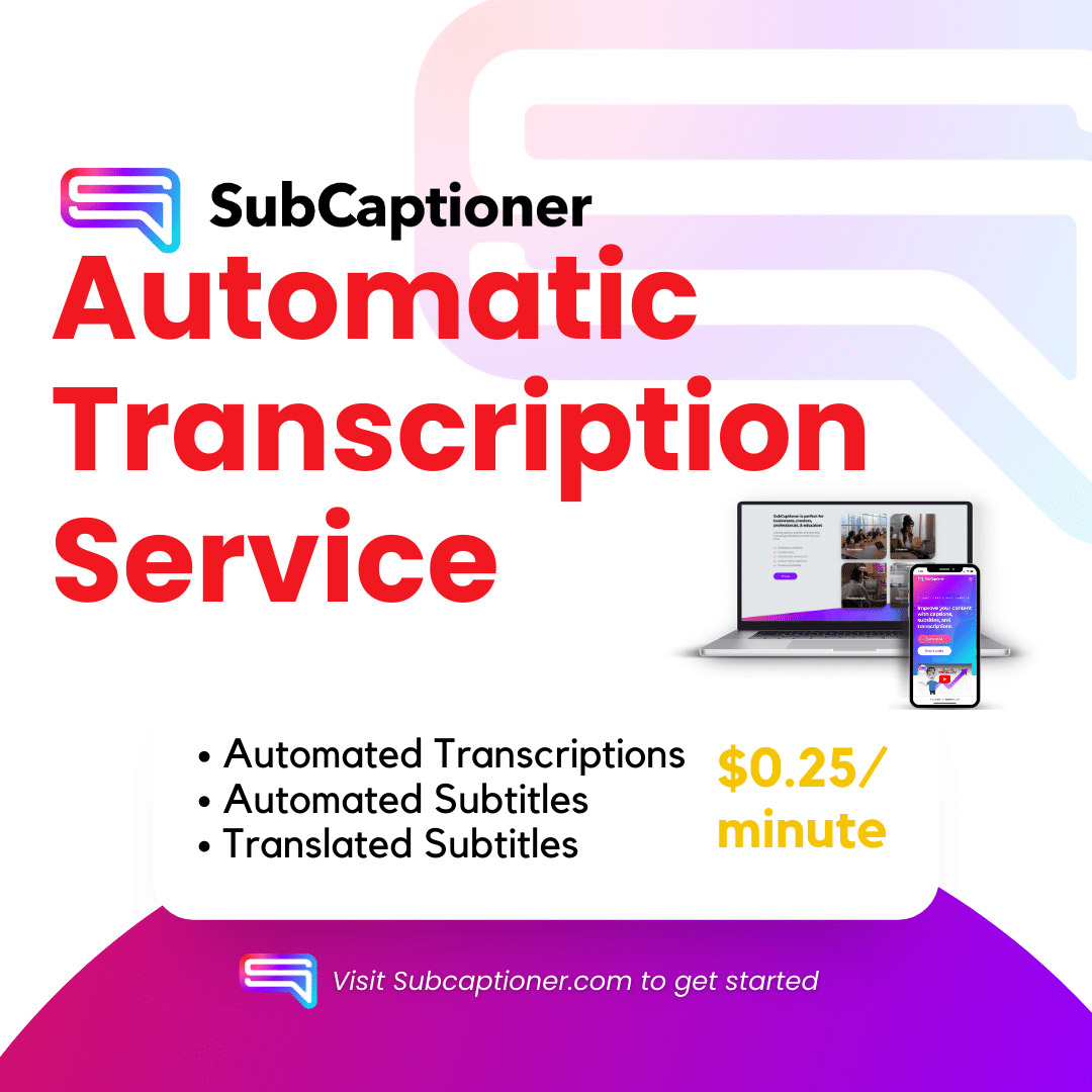 BroadStream SubCaptioner Online Portal Subtitling & Transcription Services