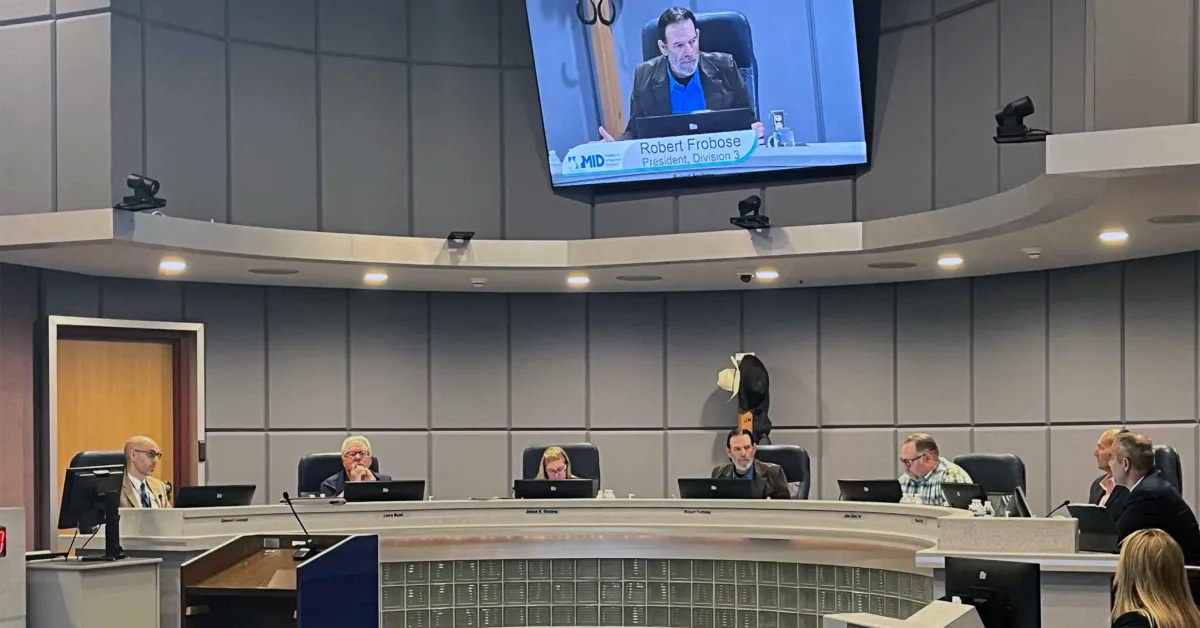 MID Public Meeting Chambers in session