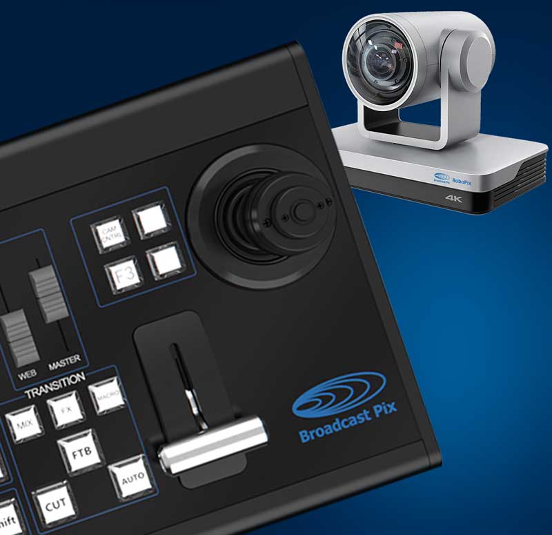Broadcast Pix 750 Control Panel for Live Video Production