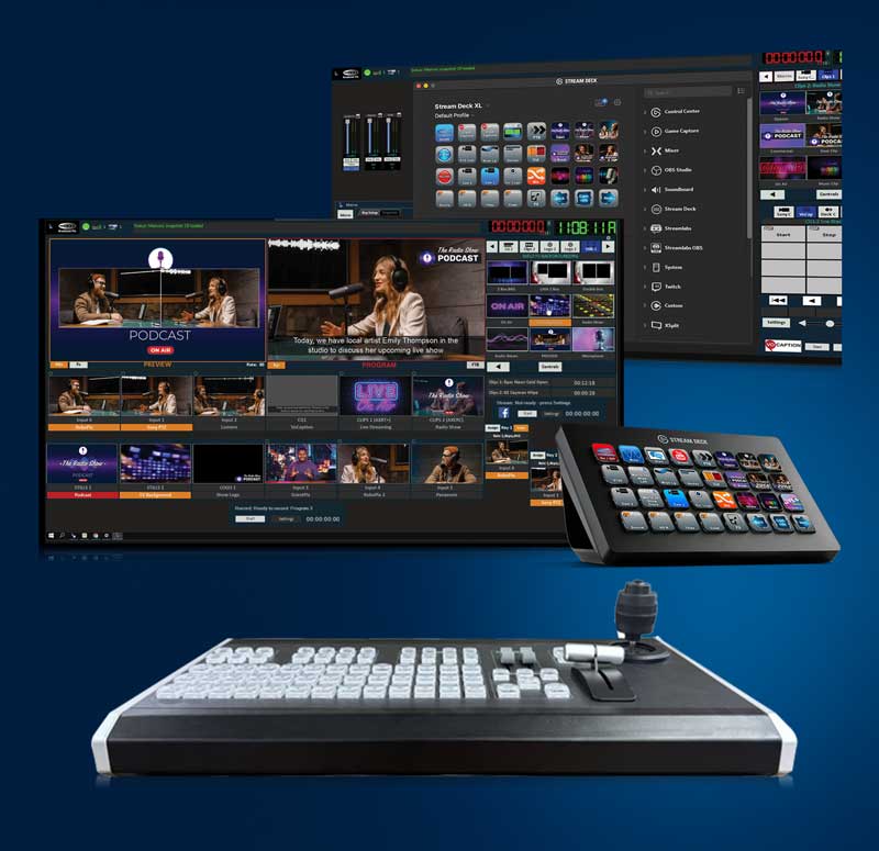 Broadcast Pix 750 Control Panel for Live Video Production