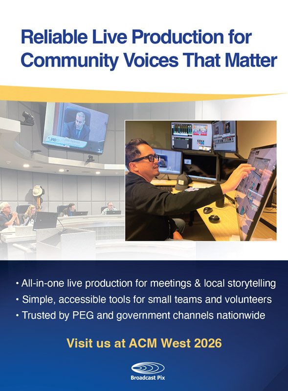 Visit Broadcast Pix at the 2026 ACM West Trade Show and Conference in Sacramento, CA