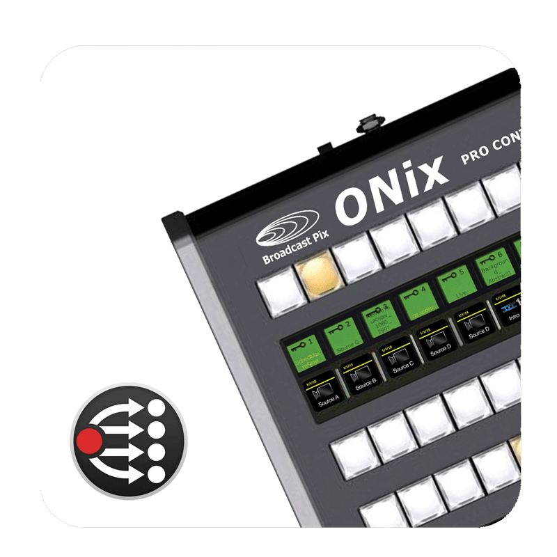 Broadcast Pix 750 Control Panel for Live Video Production