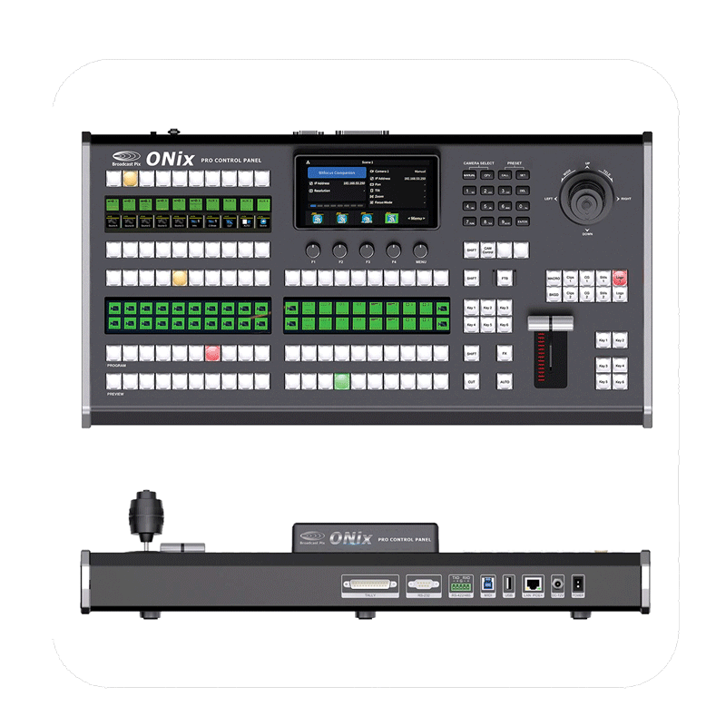 Broadcast Pix ONix Pro Control Panel for Live Video Production