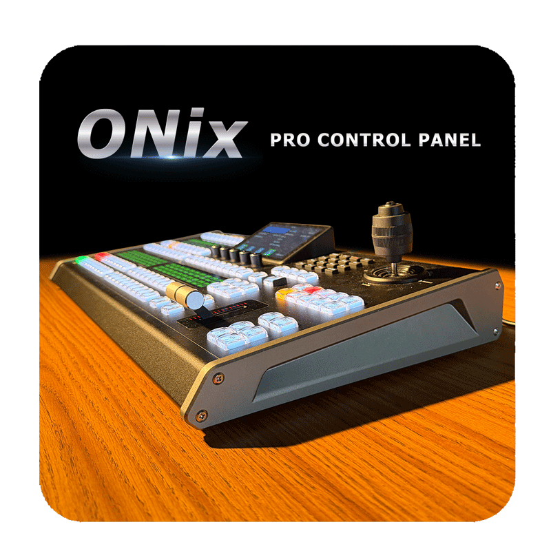The Broadcast Pix ONix Pro Control Panel for Live Video Production and Streaming