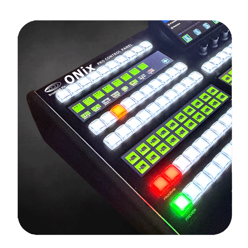 Broadcast Pix ONix Pro Control Panel for Live Video Production
